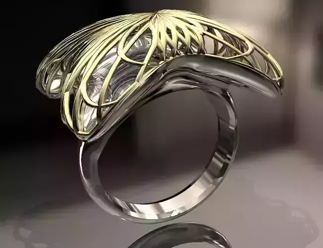 Rendering Anello Modello F 