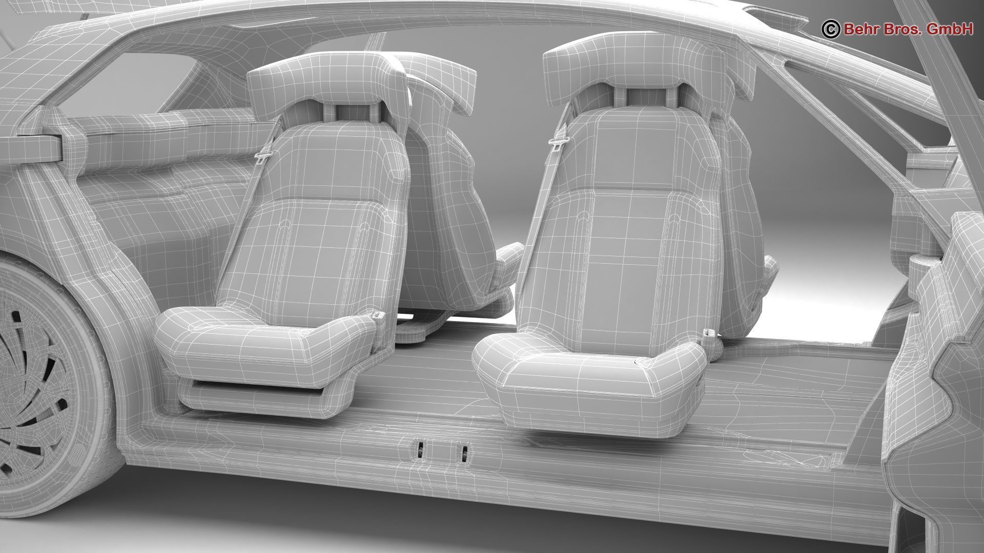 Generic Future EV 3D model_29