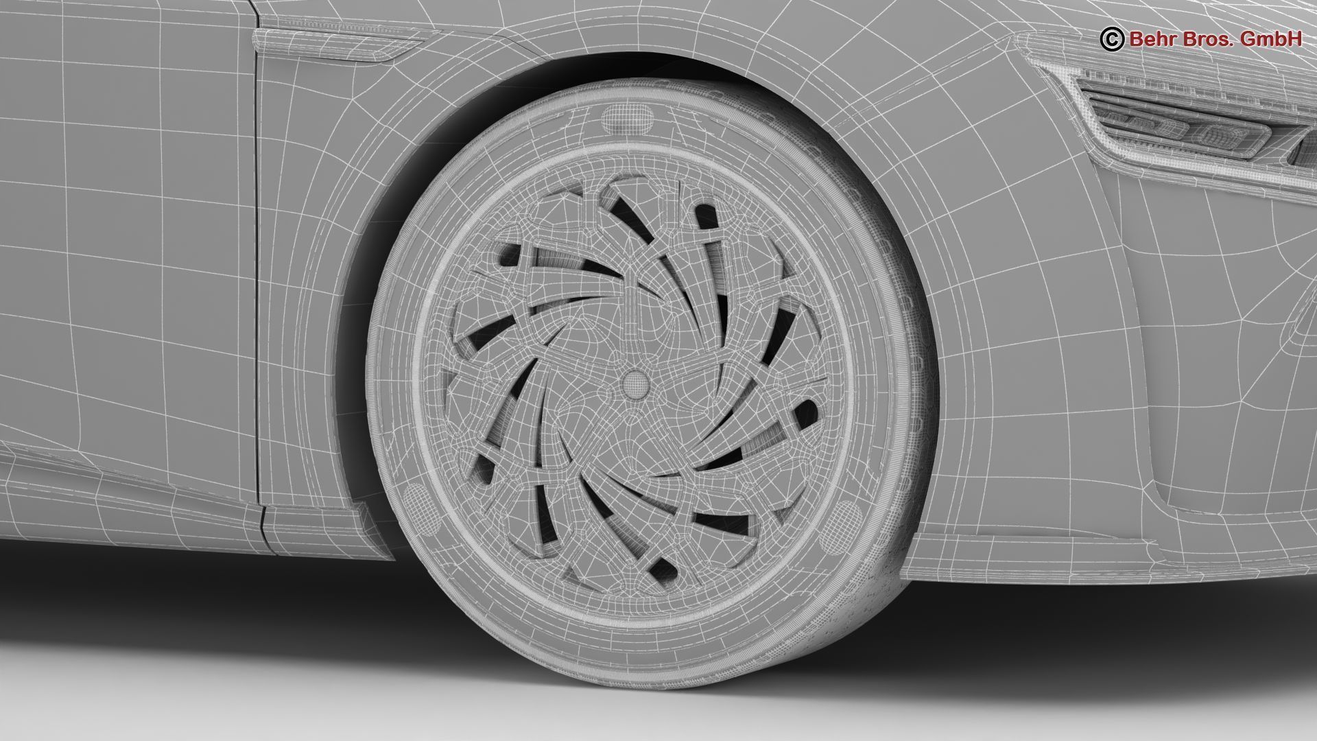 Generic Future EV 3D model_23