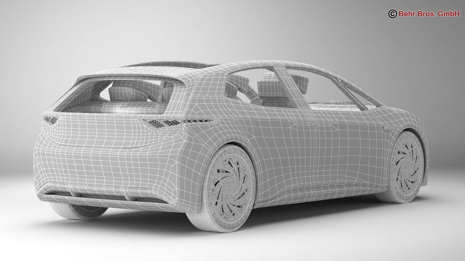 Generic Future EV 3D model_18