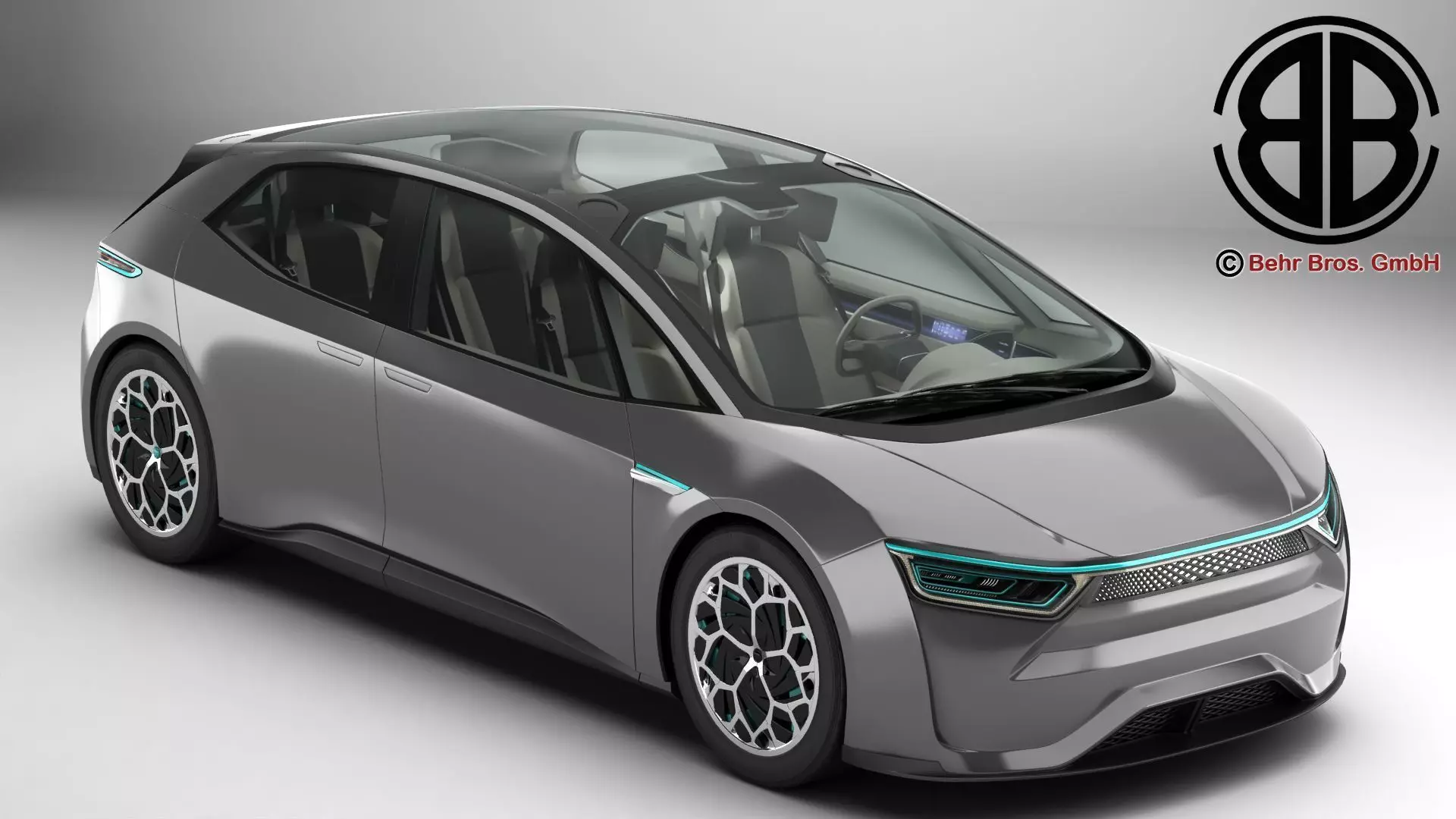 Generic Future EV 3D model_0