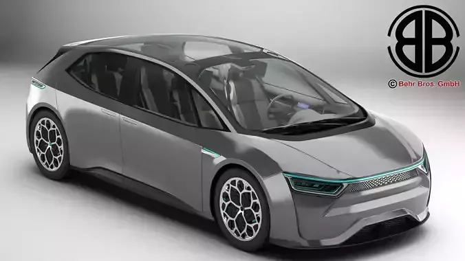 Generic Future EV 3D model