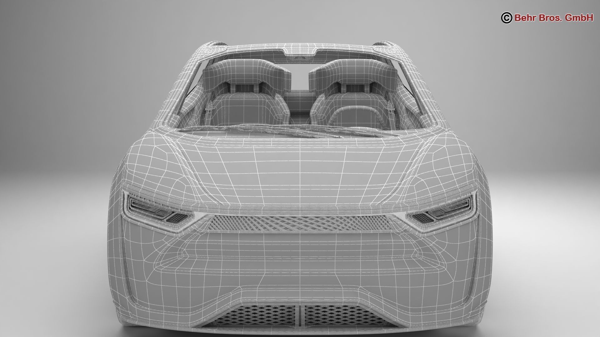 Generic Future EV 3D model_21