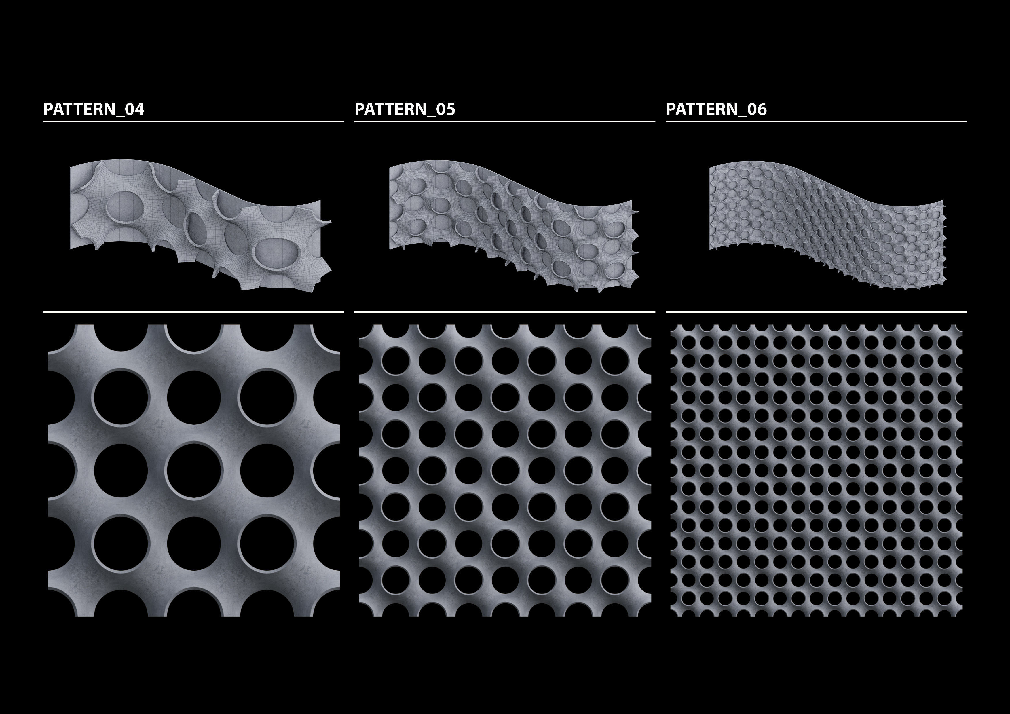 Procedural Tileable Patterns 3D model_2