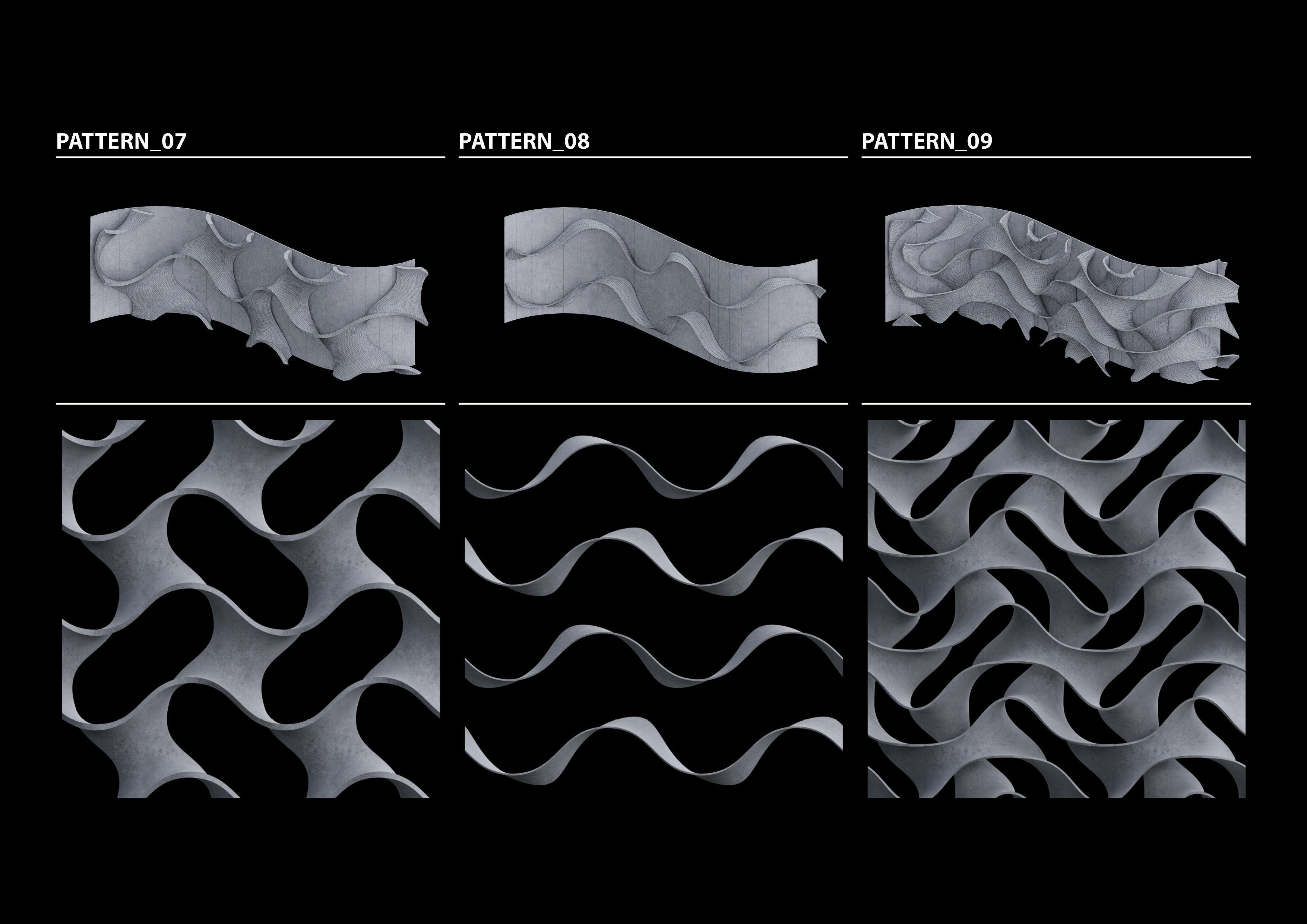 Procedural Tileable Patterns 3D model_3