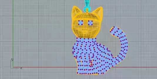 Pendente Gallo Free 3D model