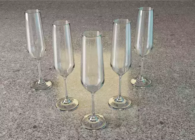 Champagne flute glass