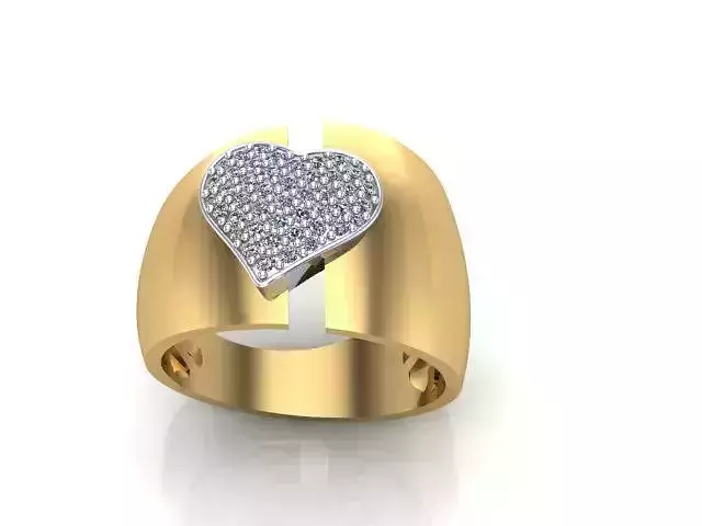 Heart ring 24