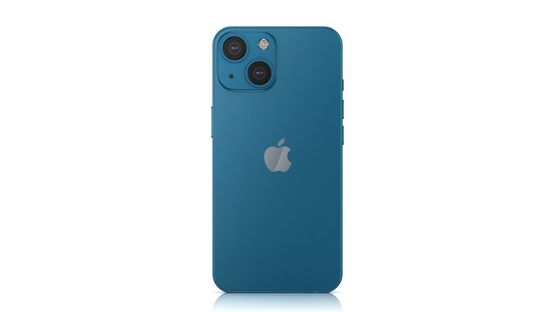 Apple iPhone 13 mini Blue Low-poly 3D model_3