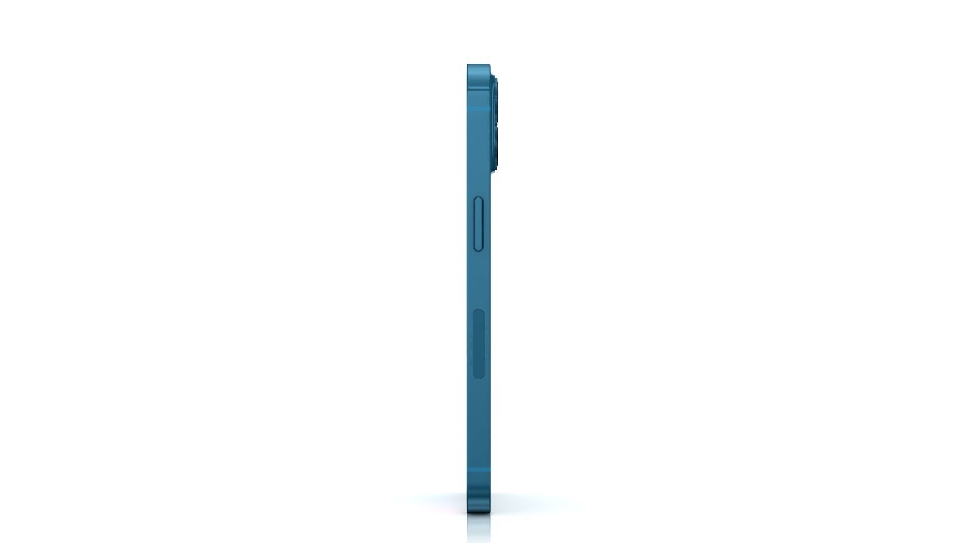 Apple iPhone 13 mini Blue Low-poly 3D model_5