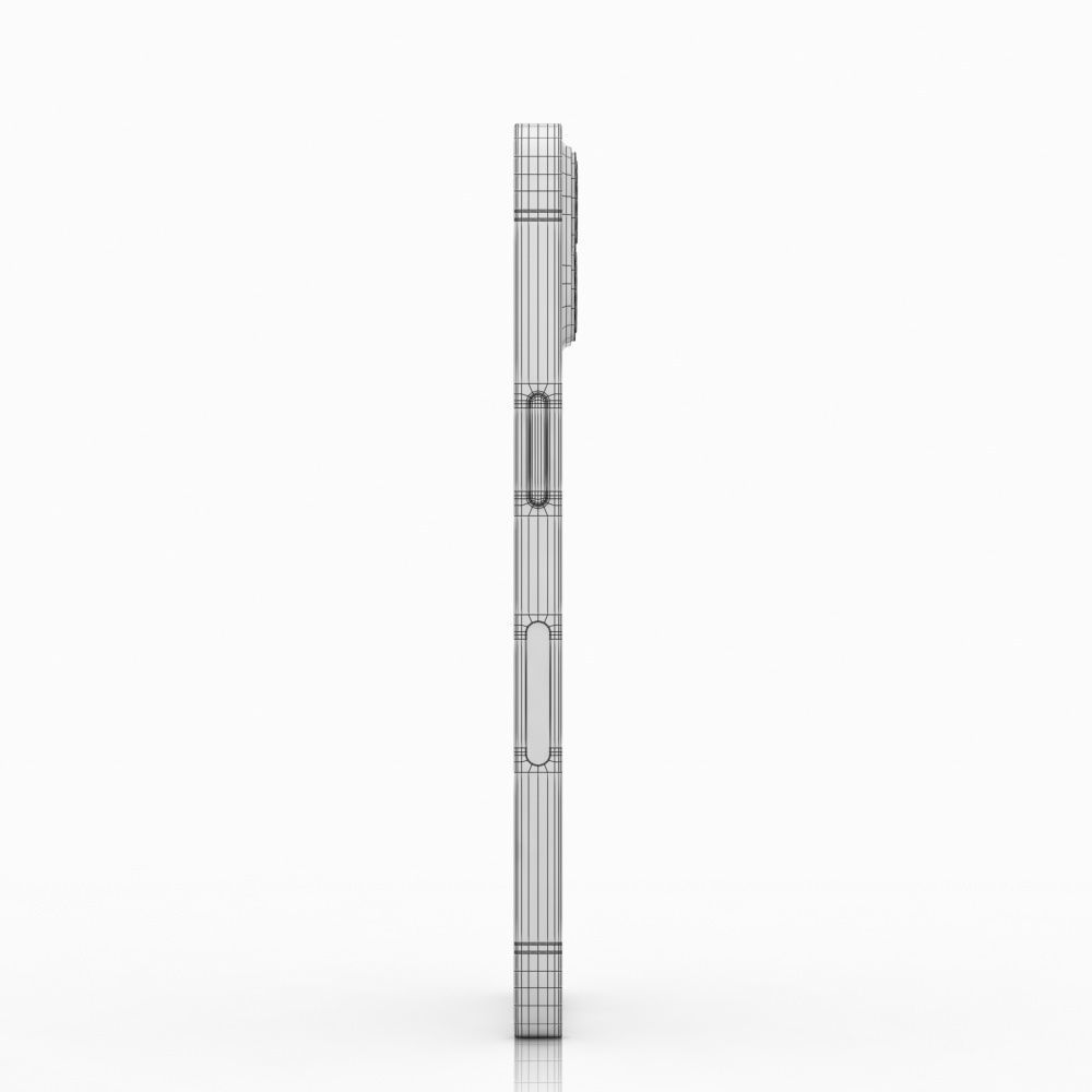 Apple iPhone 13 mini Blue Low-poly 3D model_18