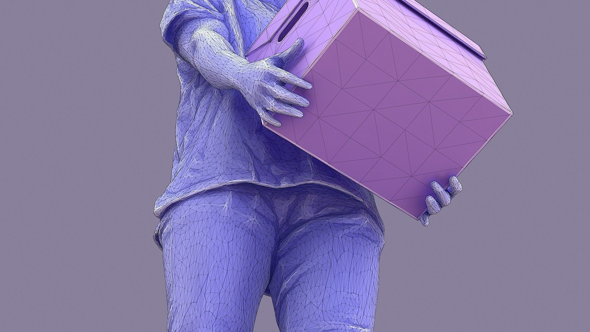 Buddy with Box 3D model_18