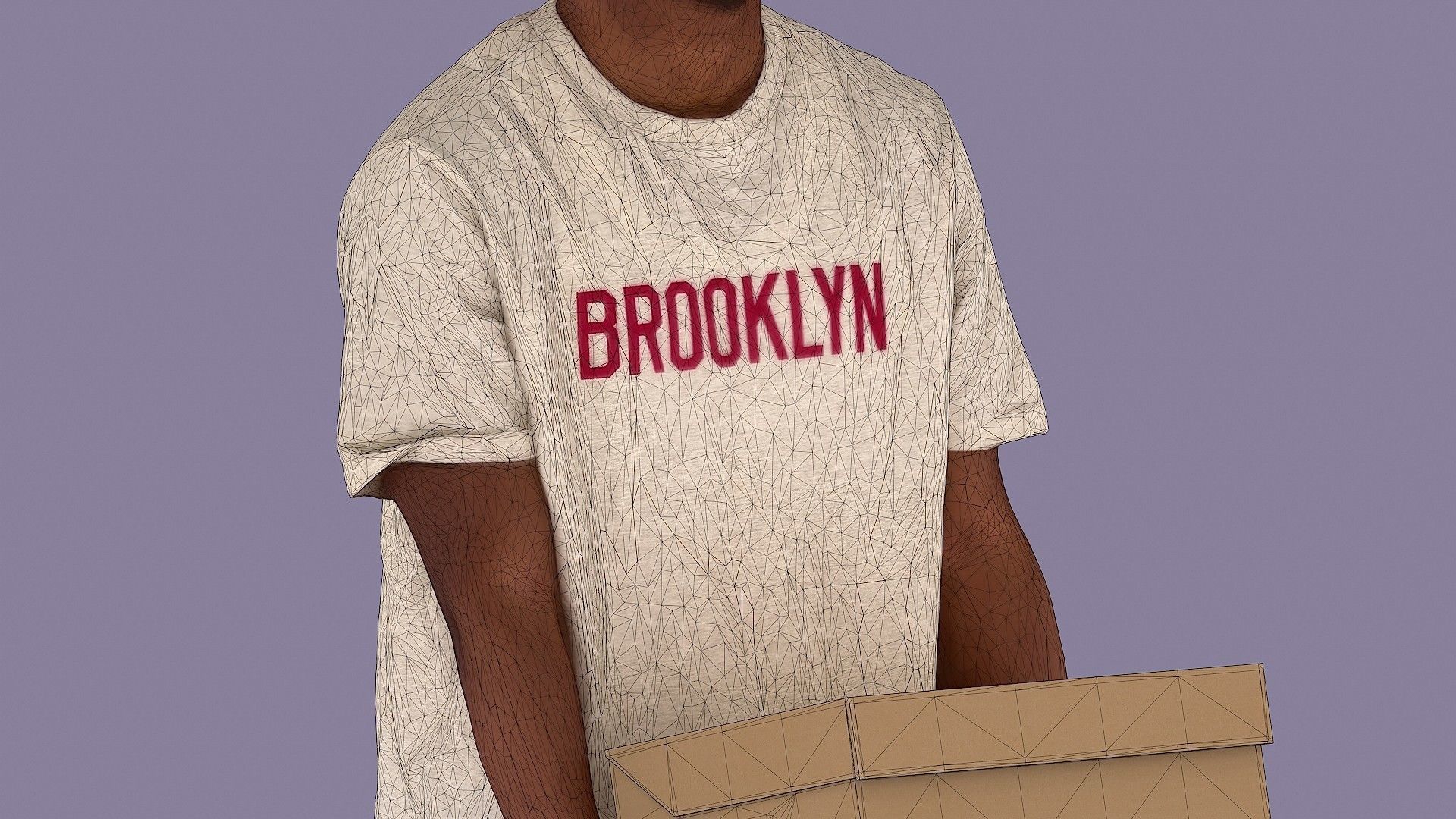 Buddy with Box 3D model_21