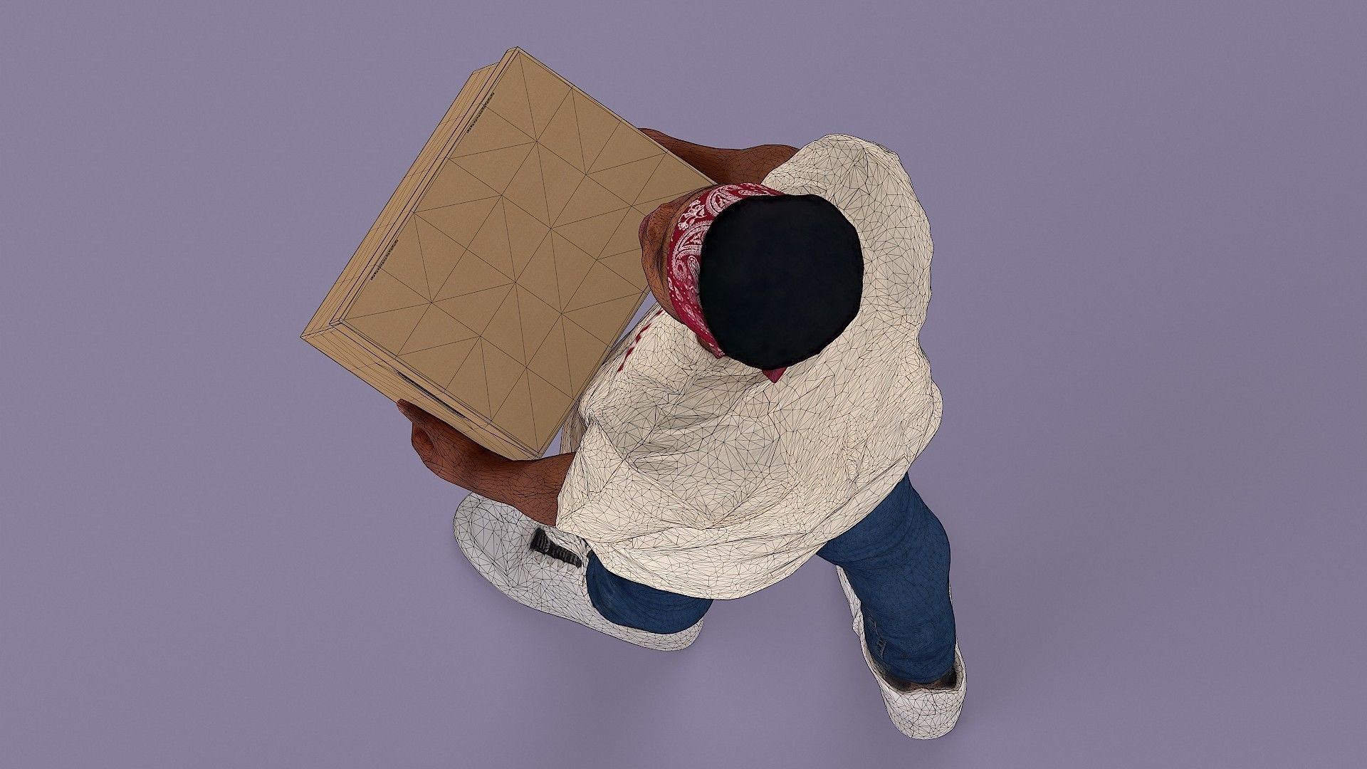 Buddy with Box 3D model_19