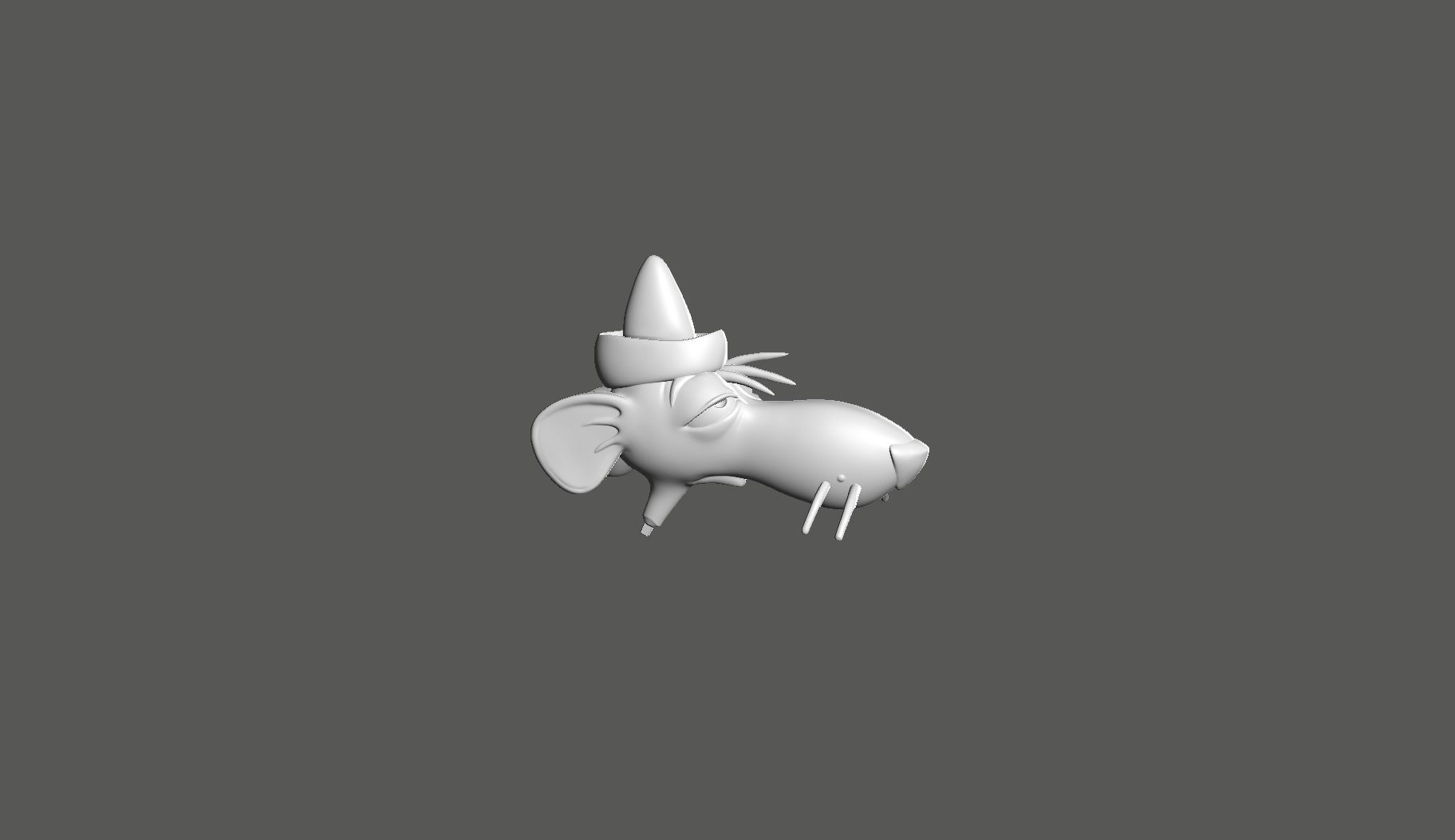 Speedy Gonzales and Slowpoke 3D print model_8