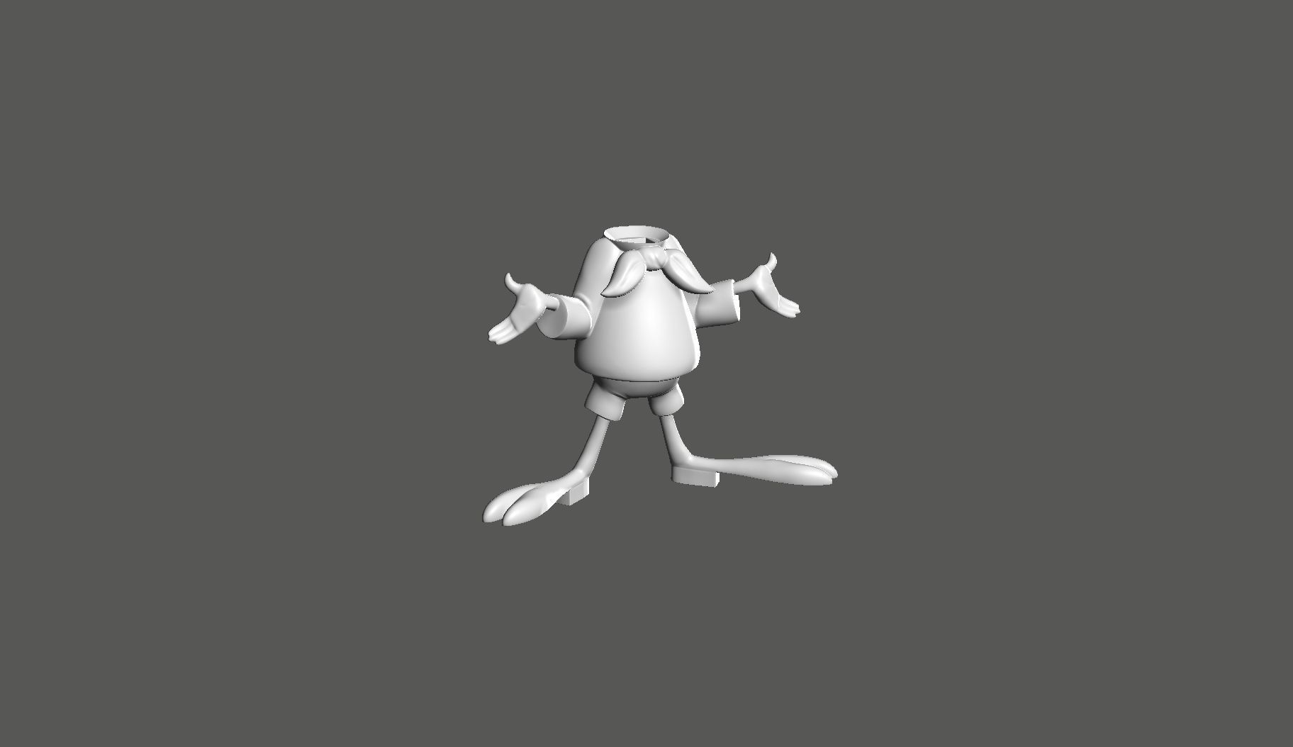 Speedy Gonzales and Slowpoke 3D print model_4