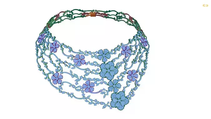 necklaces necklace with flowers