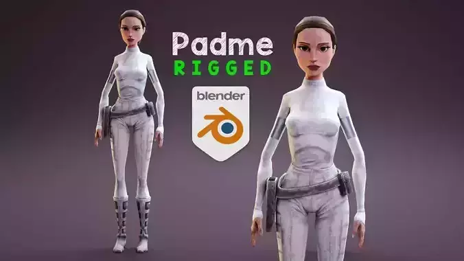 Padme rigged girl