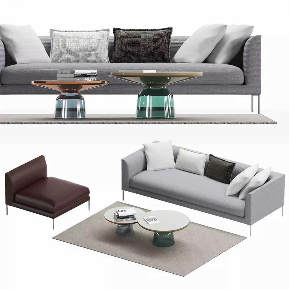 Sofa Wendelbo Set 01 premium 3D model_0