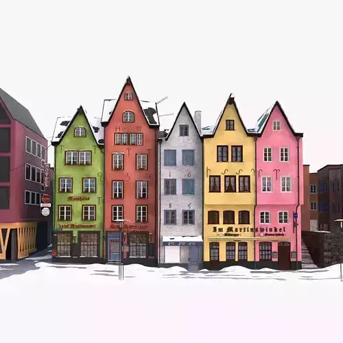 Das Kleine Stapelhausen Bright Buldings 3D model