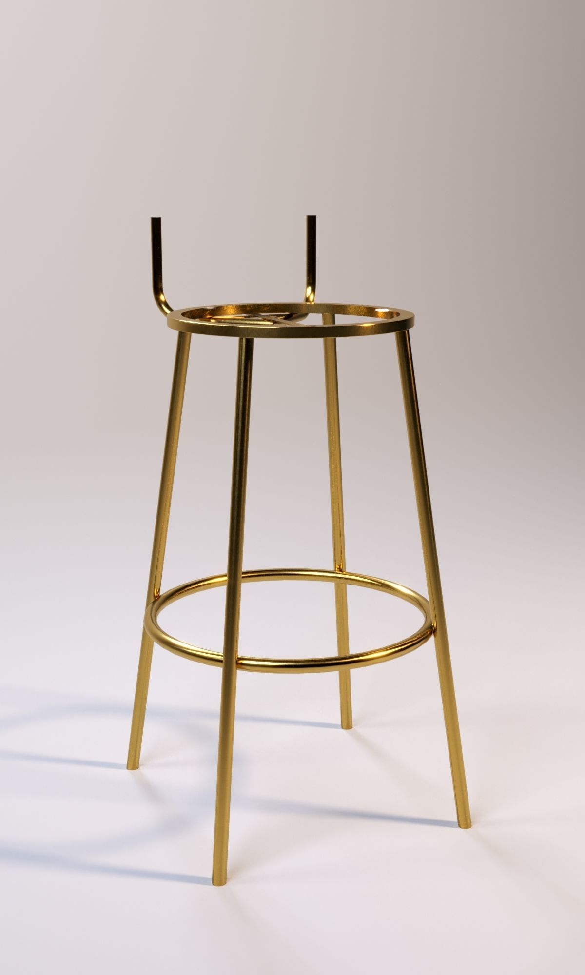 Bar Stool Free 3D model_2