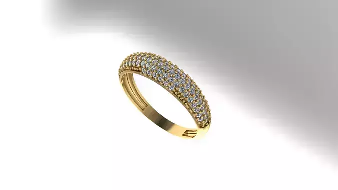 banana wedding ring 3D print model