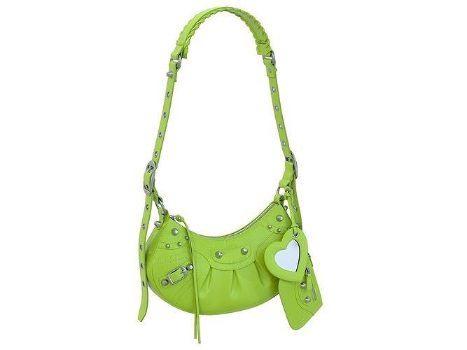 Balenciaga Le Cagole Shoulder Bag Green Low-poly 3D model