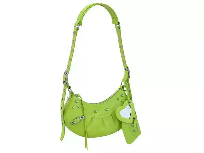 Balenciaga Le Cagole Shoulder Bag Green