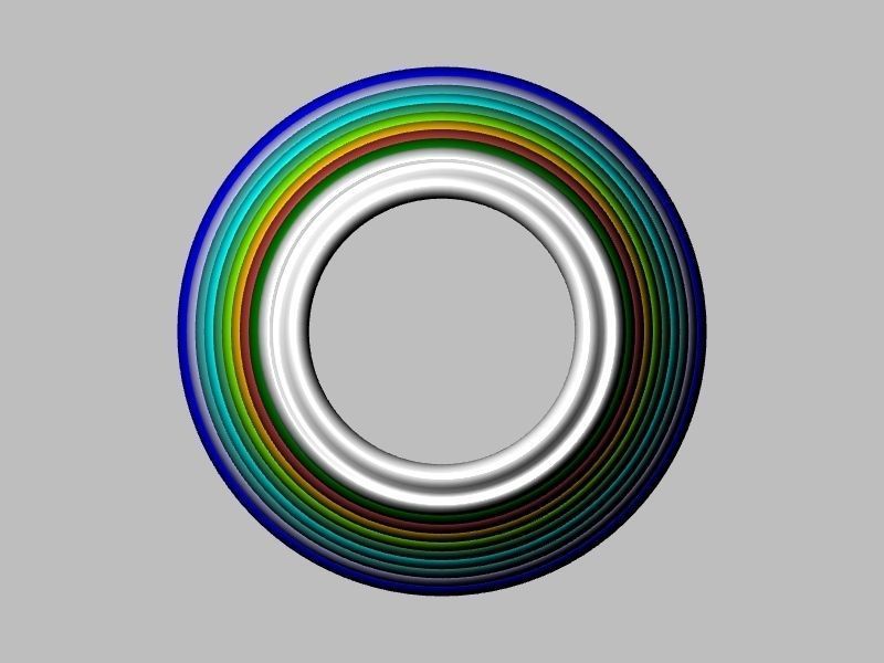 10 sizes wedding band stl verified  3D print model_2