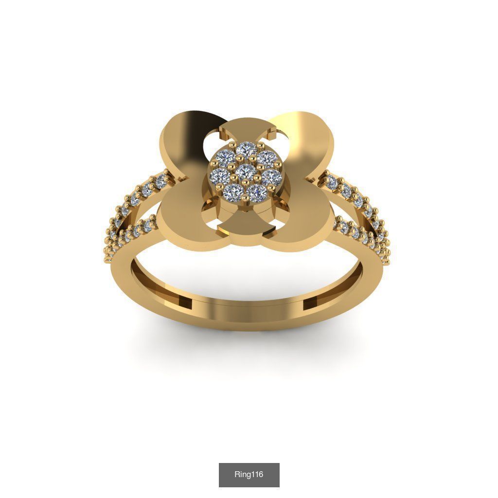 Valentine wedding Rings 2022 3D Model Collection_16