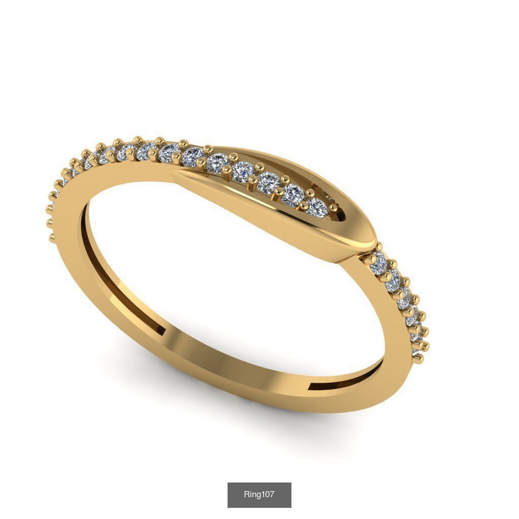 Valentine wedding Rings 2022 3D Model Collection_7