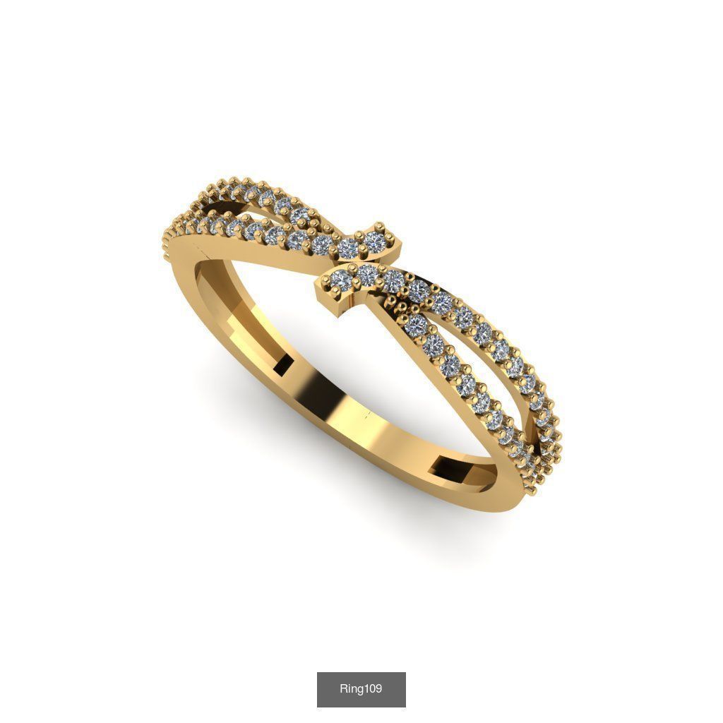 Valentine wedding Rings 2022 3D Model Collection_9