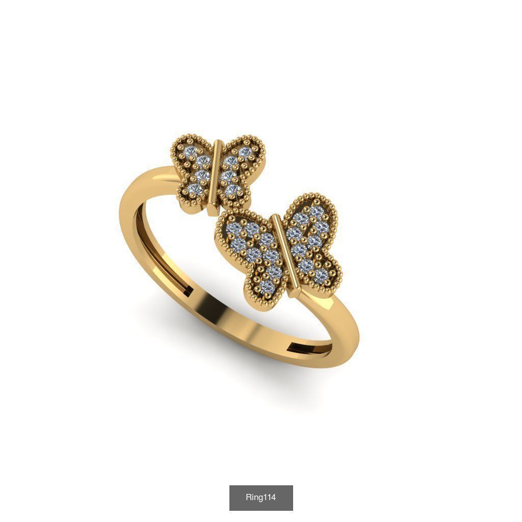 Valentine wedding Rings 2022 3D Model Collection_14