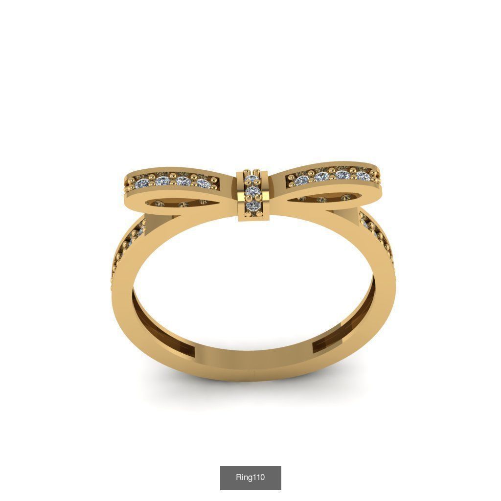 Valentine wedding Rings 2022 3D Model Collection_10