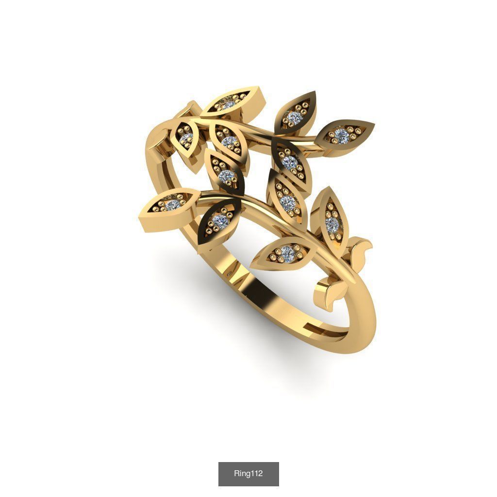 Valentine wedding Rings 2022 3D Model Collection_12