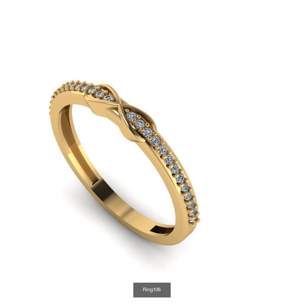 Valentine wedding Rings 2022 3D Model Collection_6