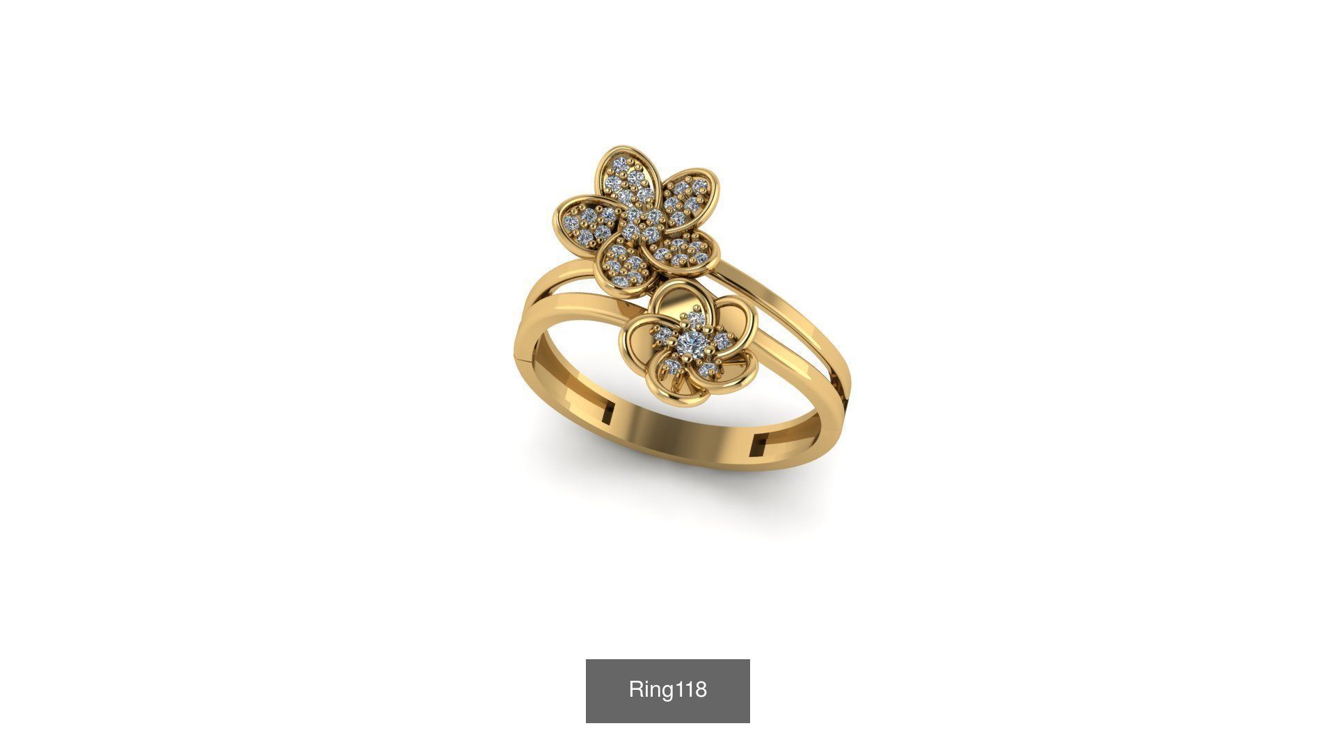 Valentine wedding Rings 2022 3D Model Collection_18