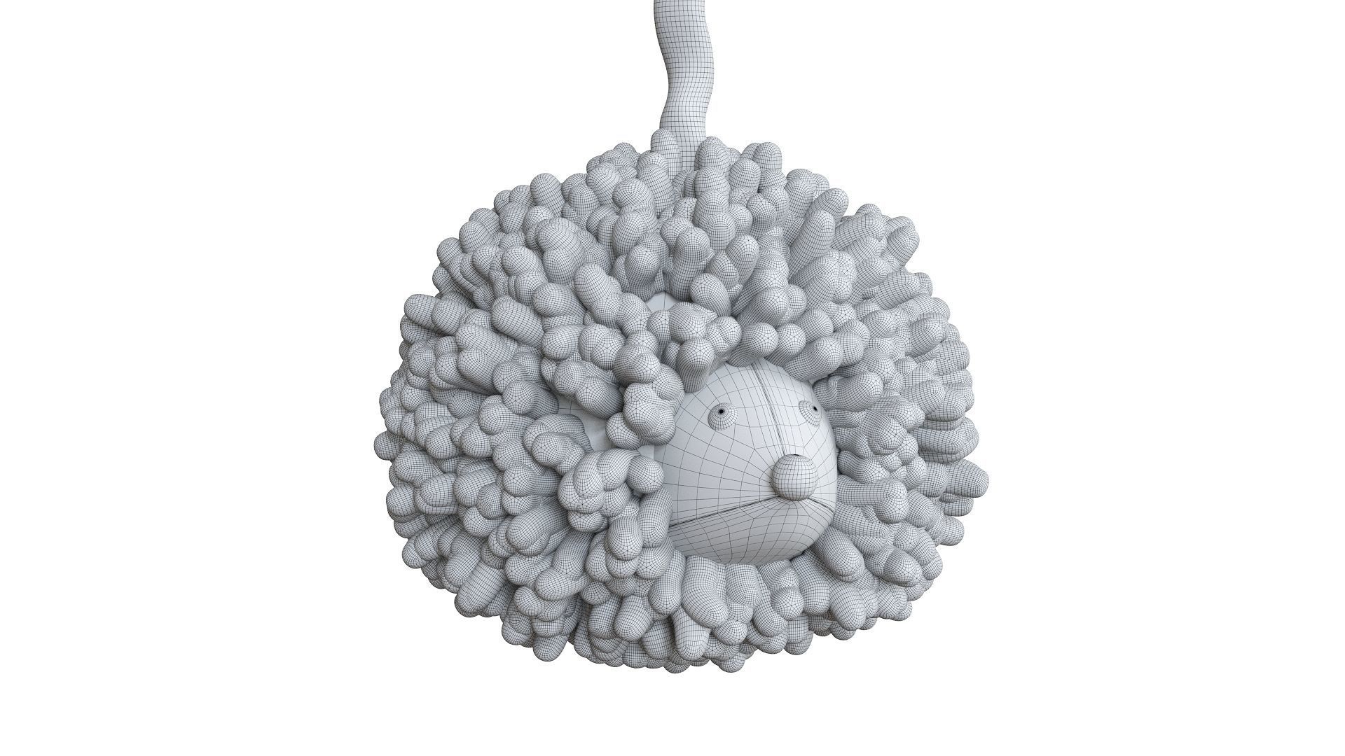 Soft Toy Hedgehog  3D model_3