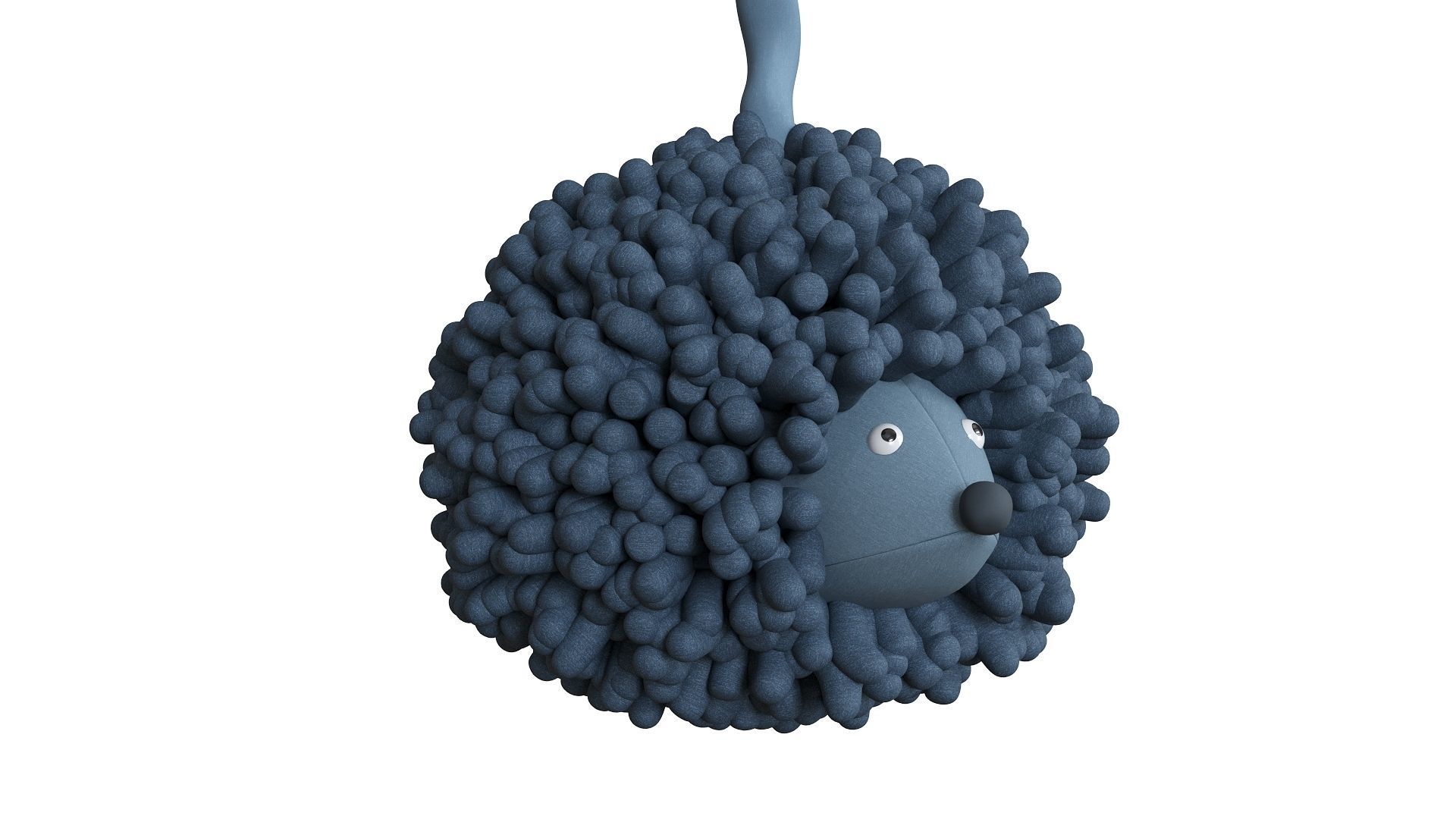 Soft Toy Hedgehog  3D model_2