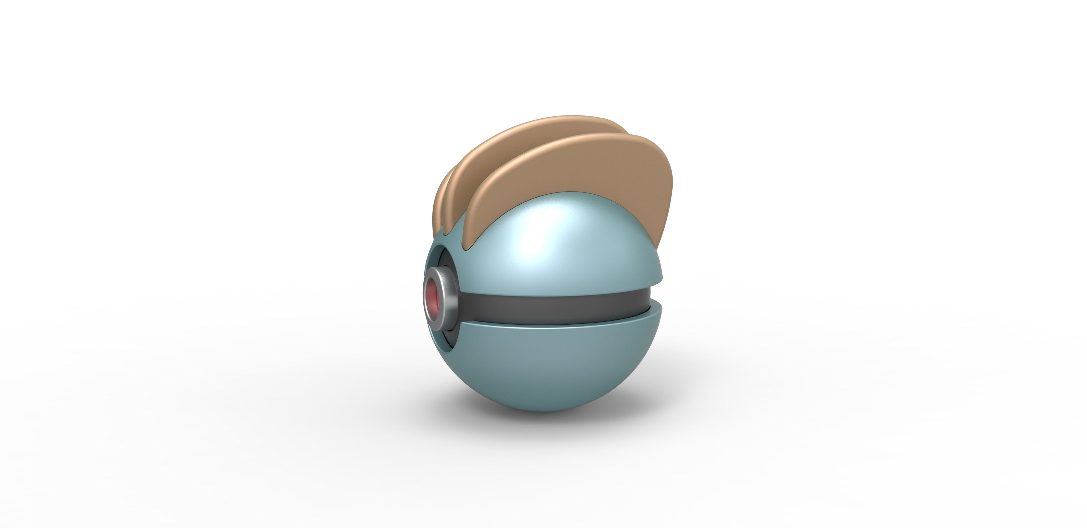 Machop orb 3D print model_5