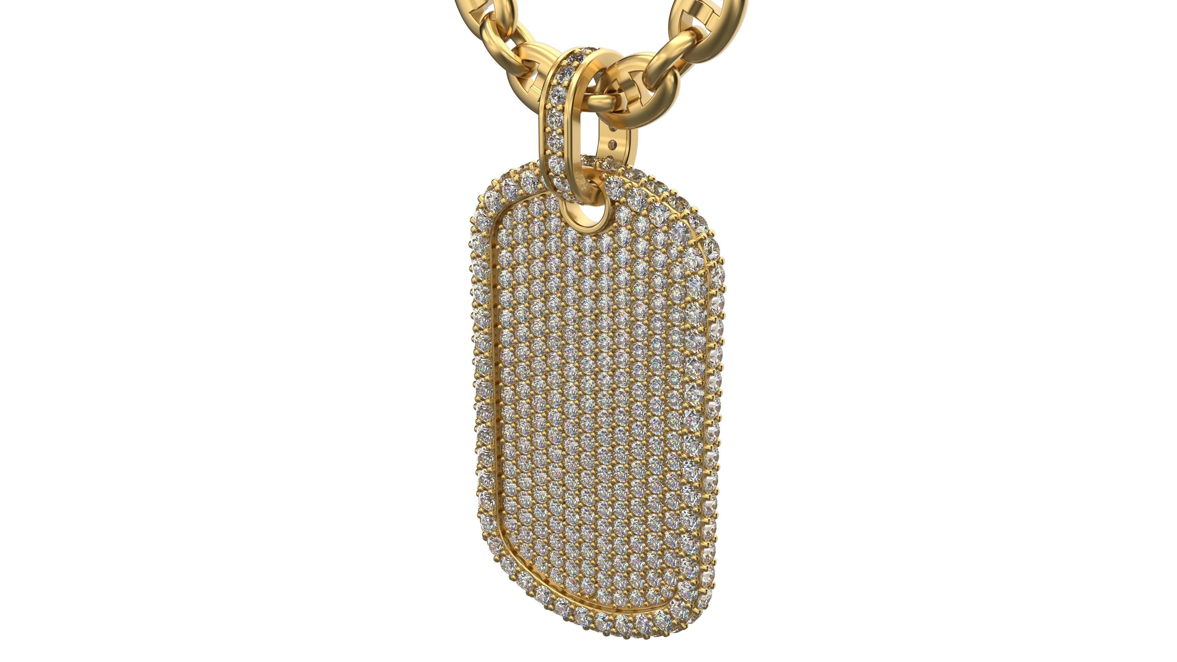 TAG pendant Version 17  3D print model_1