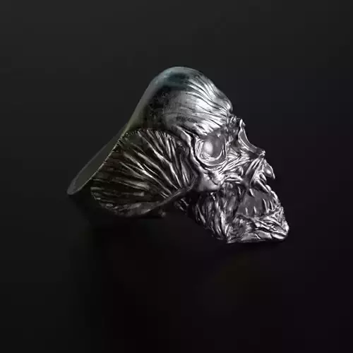 Ring Skull Vampire STL OBJ