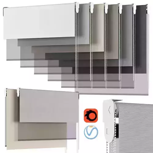 Roller Blind 98 Double Roller Sevilla Dual Roller Shades