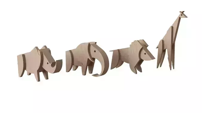 Wooden Animal Toys