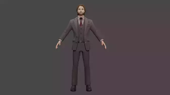 Rigged Official Man 3D Character