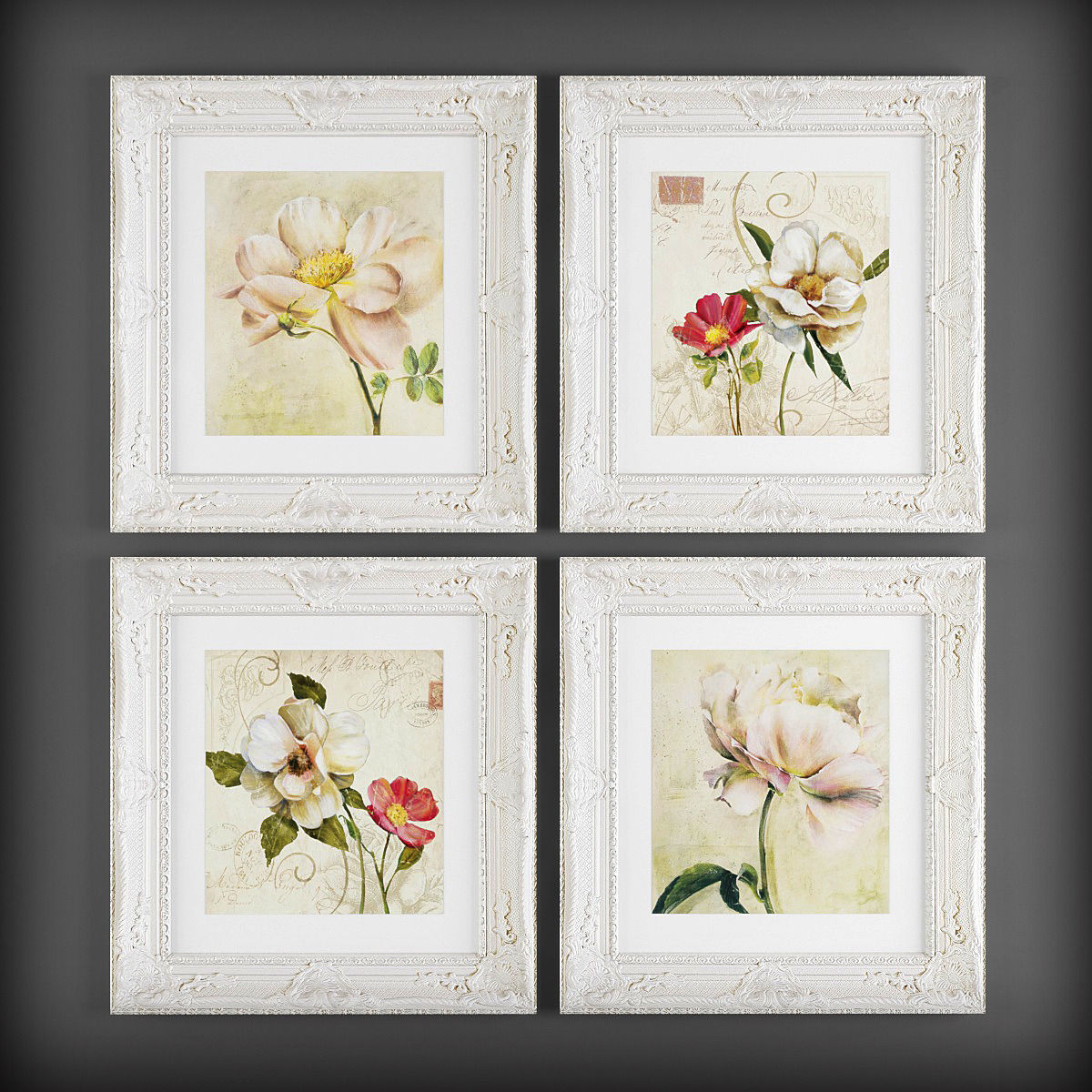 Picture Frames Low-poly 3D model_2