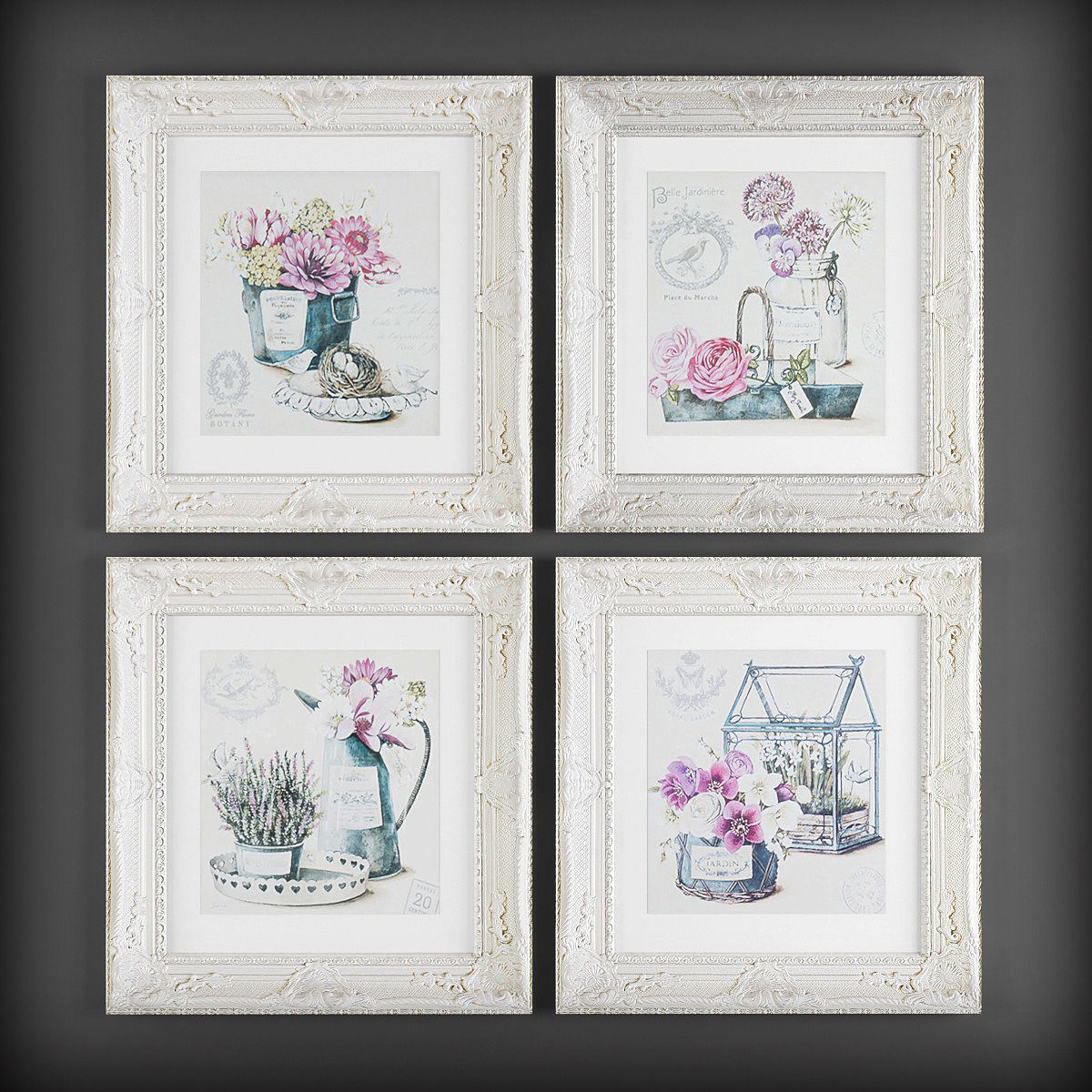 Picture Frames Low-poly 3D model_1