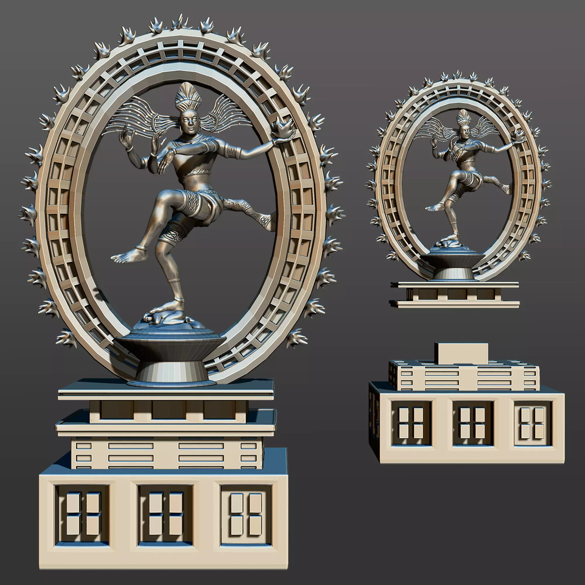 Shiva - Danza de Shiva - Nataraja 3D print model_0