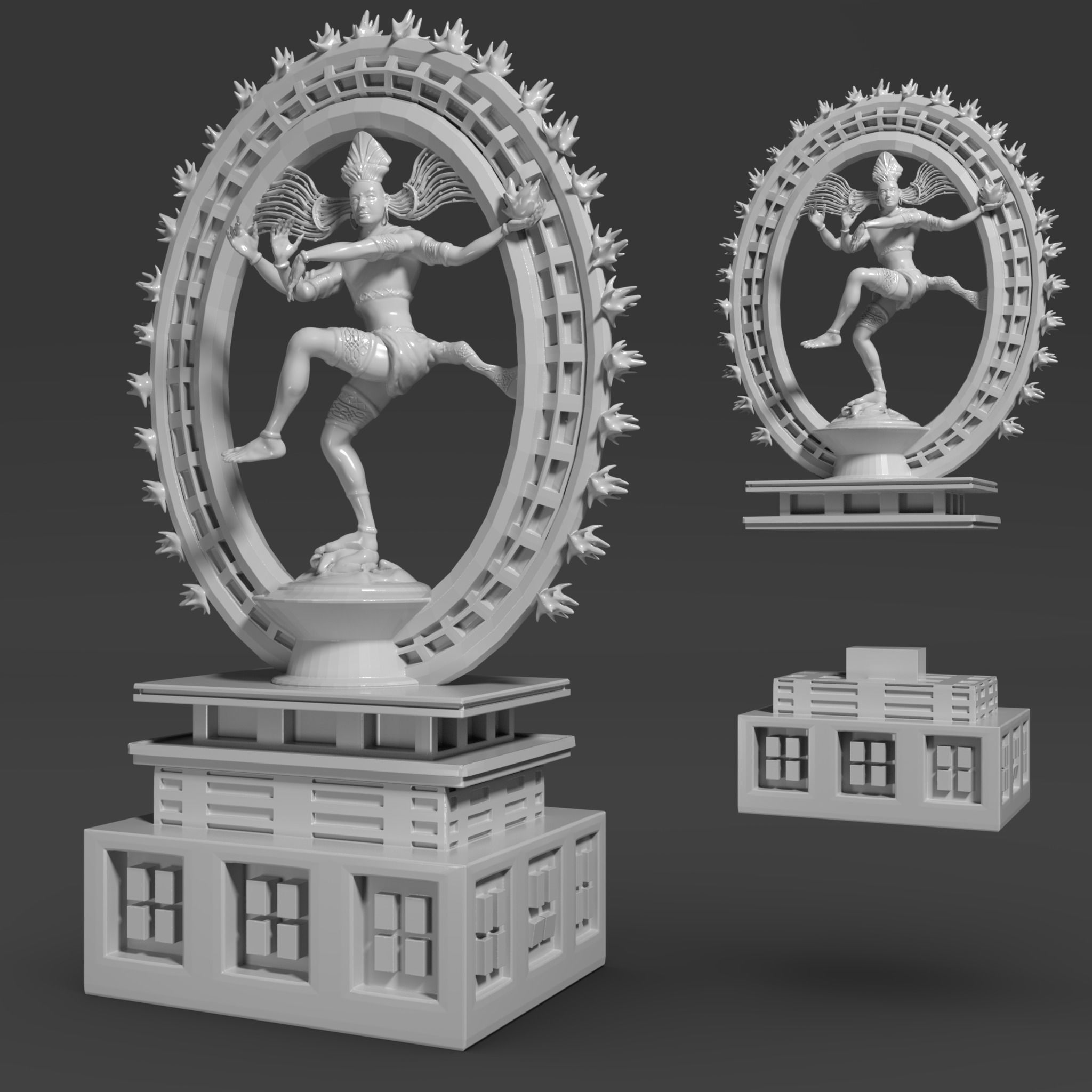 Shiva - Danza de Shiva - Nataraja 3D print model_1