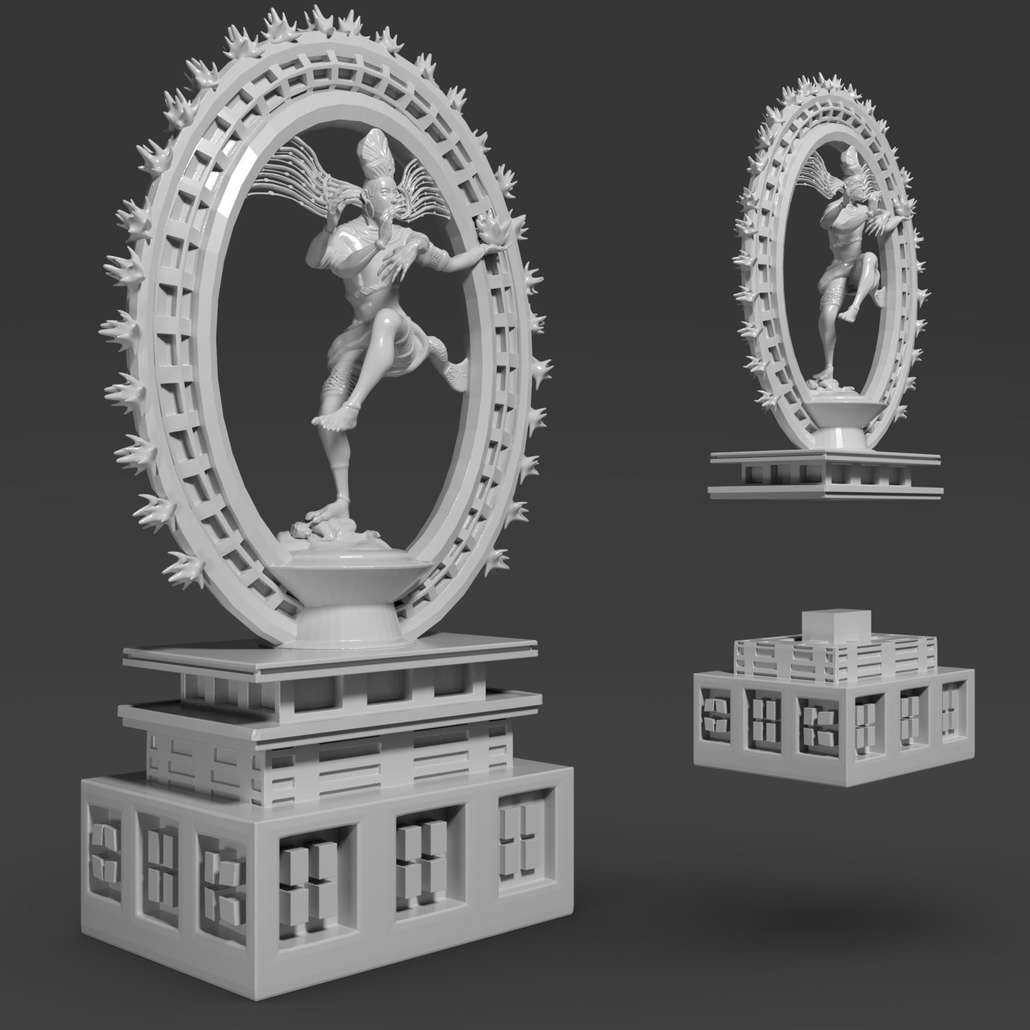 Shiva - Danza de Shiva - Nataraja 3D print model_5